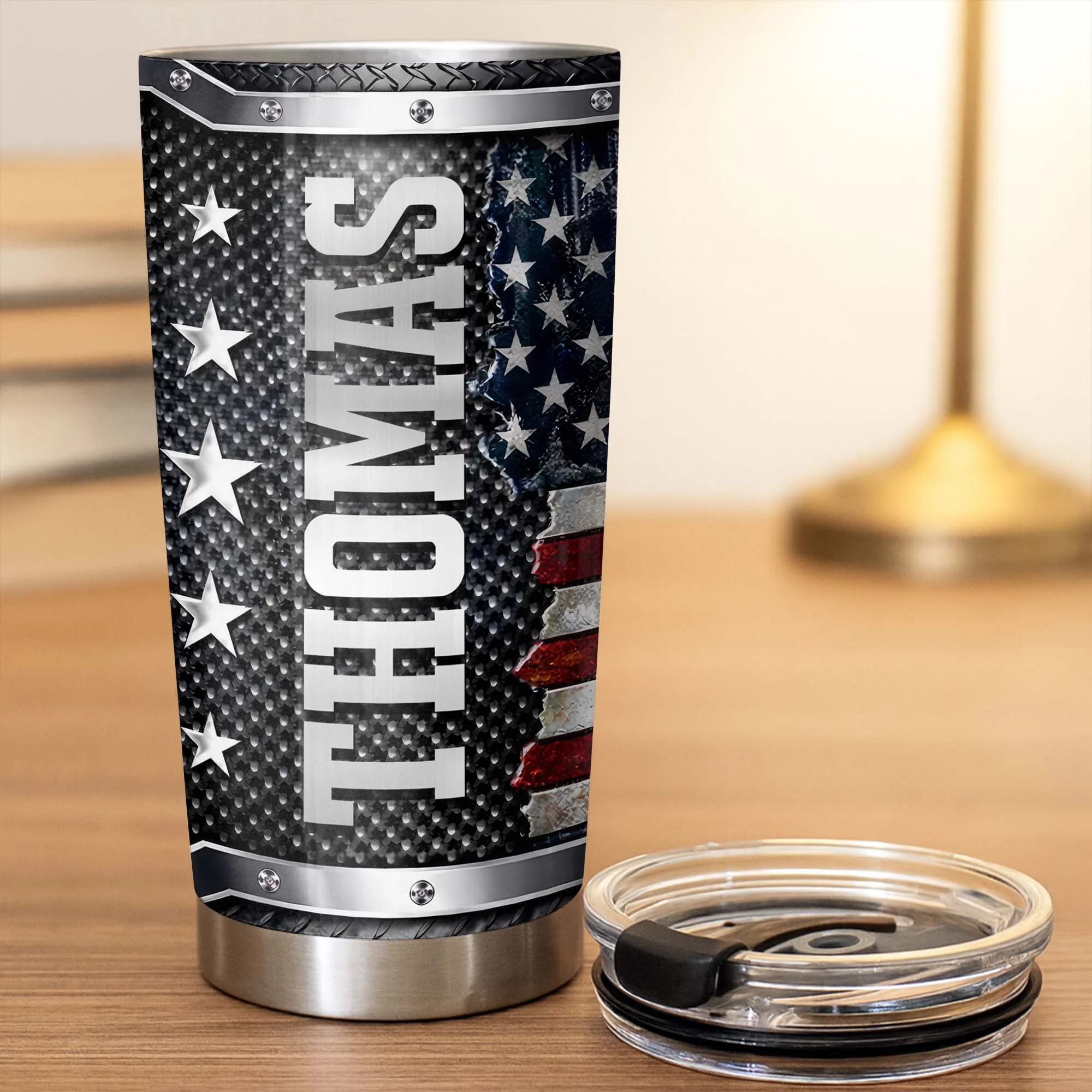 A Master Of His Craft Mechanic Tools And American Flag Design - Personalized Custom Stainless Steel Tumbler 20oz 30oz - JBS131_TB - Image 8