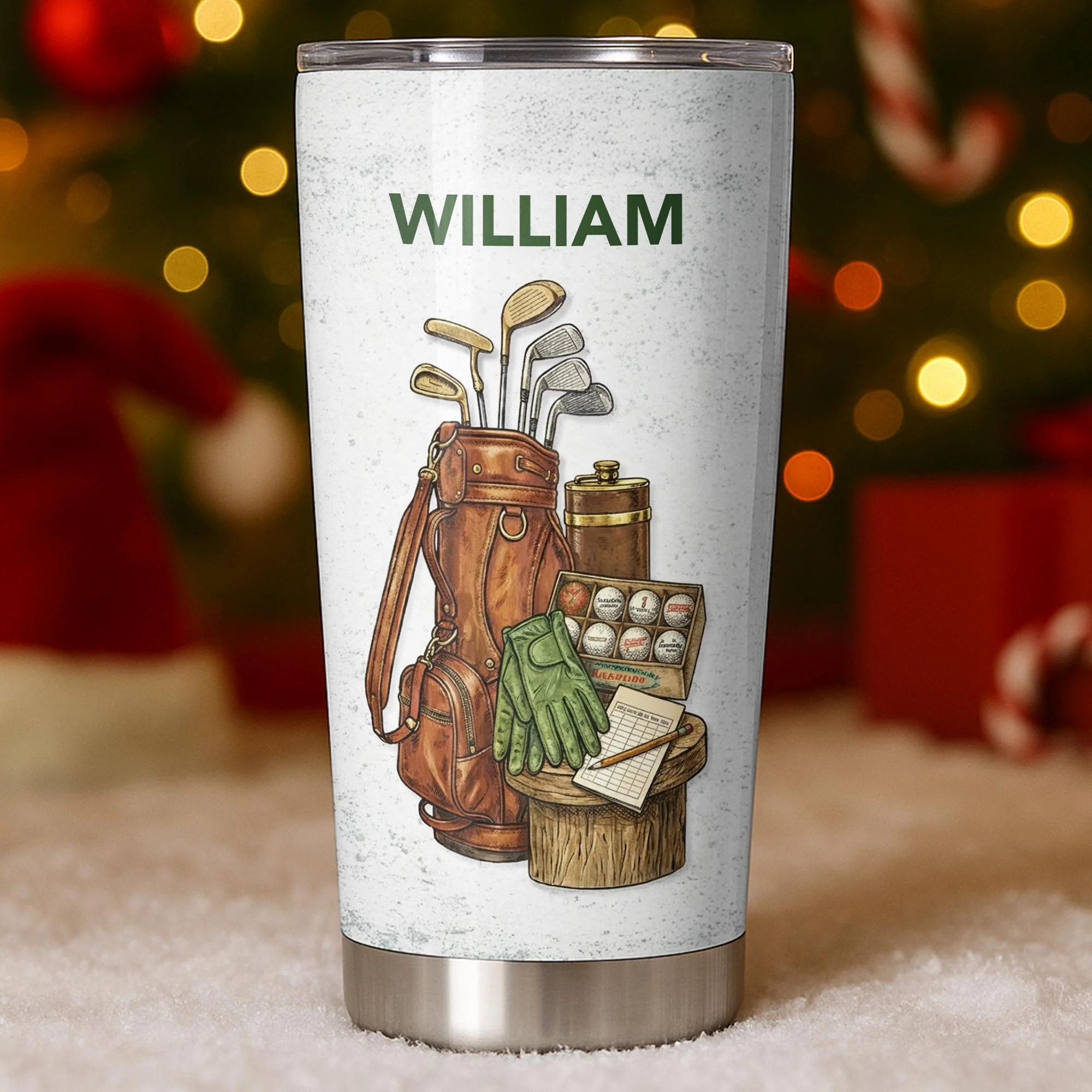 Golf Is The Closest Game To Life Vintage Golf Bag And Clubs - Personalized Custom Stainless Steel Tumbler 20oz 30oz - GOLF022_TB - Image 4