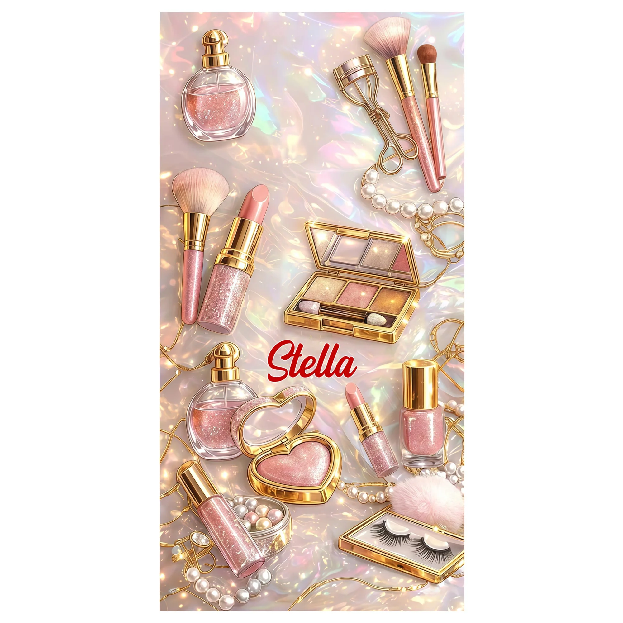 Stay Fabulous With Makeup Brushes And Lipstick Beauty Design - Personalized Clear Phone Case - HOB114_PHC - Image 9